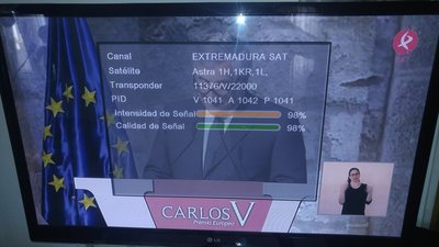 Extremadura tv Astra 19.2e 11376V sr22000